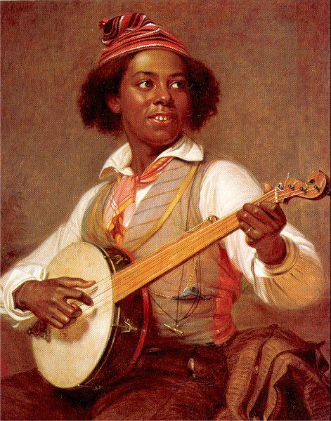 William Sidney Mount Banjo Player Sweden oil painting art
